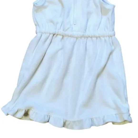 NWOT Janie and Jack Hooded Ruffle Hem Terry Cover-Up Size 4 - Picture 3 of 5